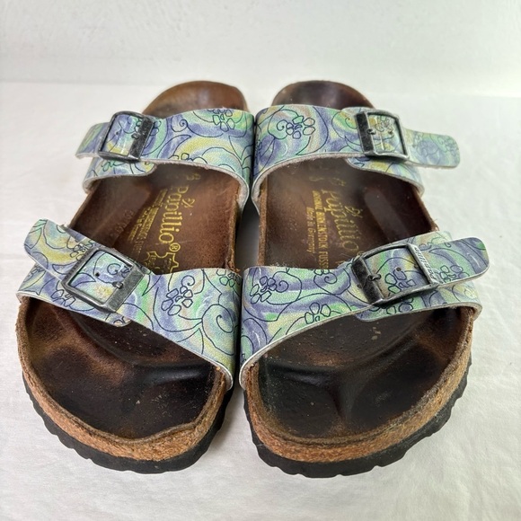 BIRKENSTOCK Papillion Jerry J. Garcia Arizona Leather Sandals Double Strap 37 6 - Picture 4 of 16